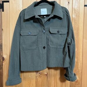 Women's Green Corduroy Jacket